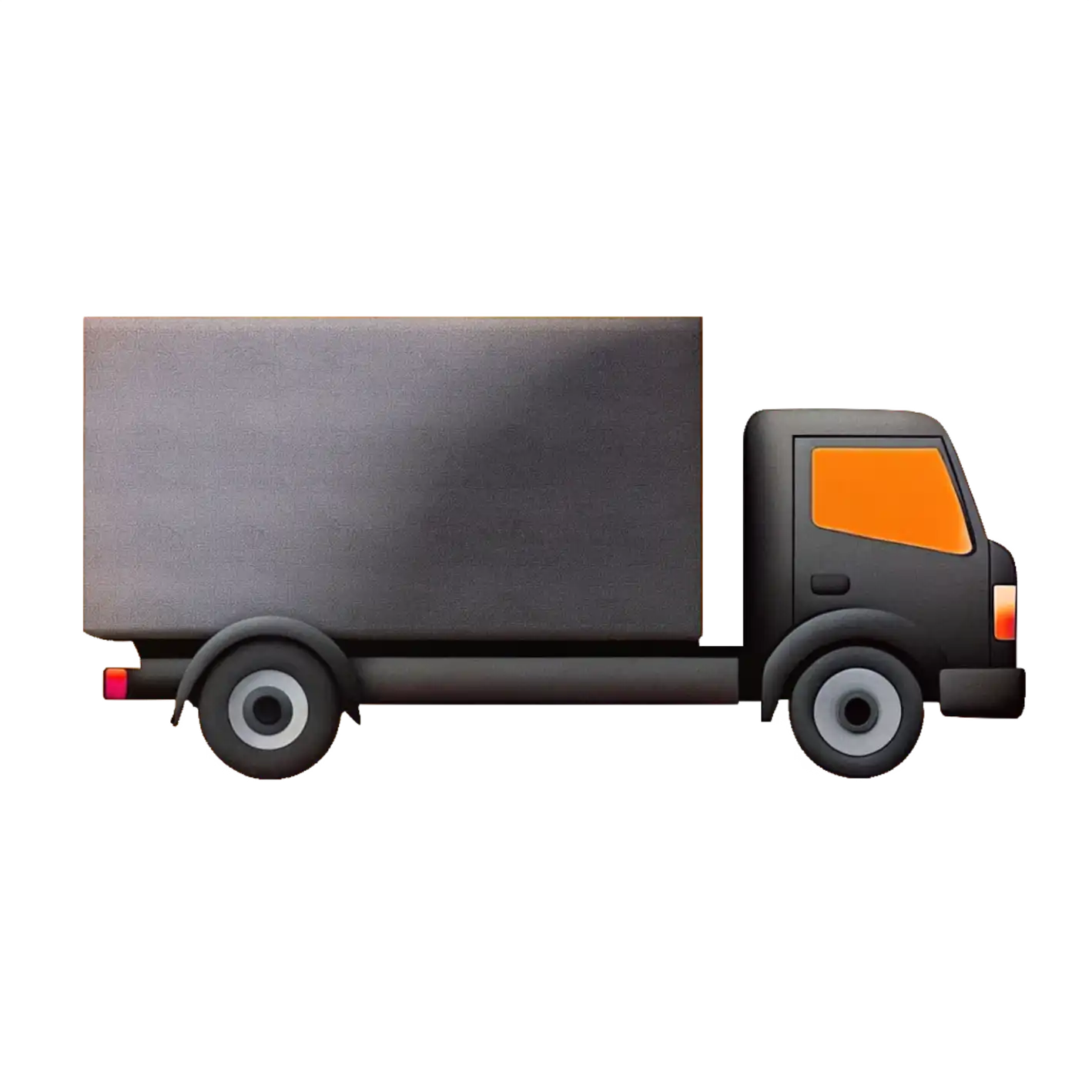 A Logistics Truck Solid Background