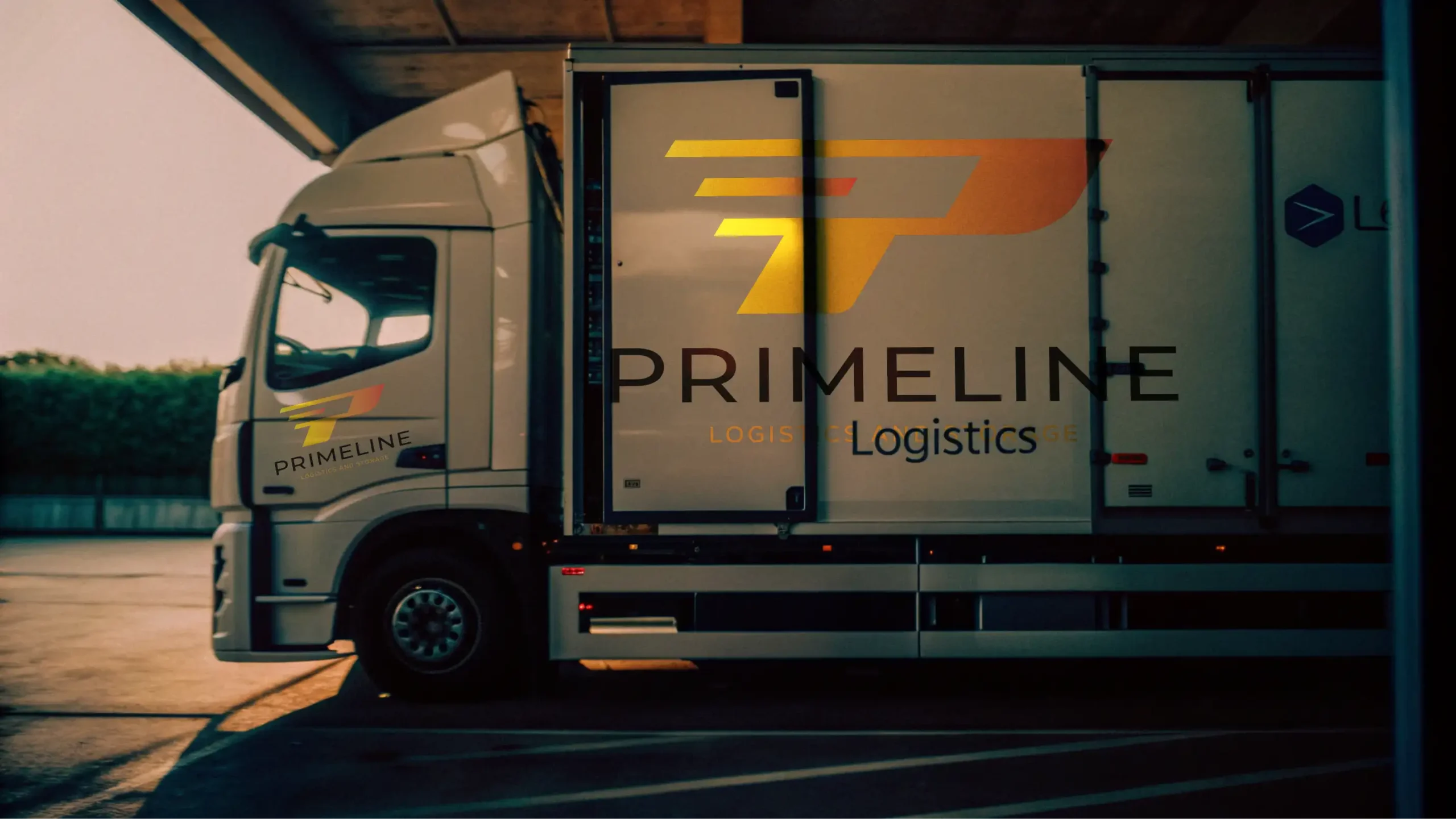 The Side Of A White Logistics Truck Scaled